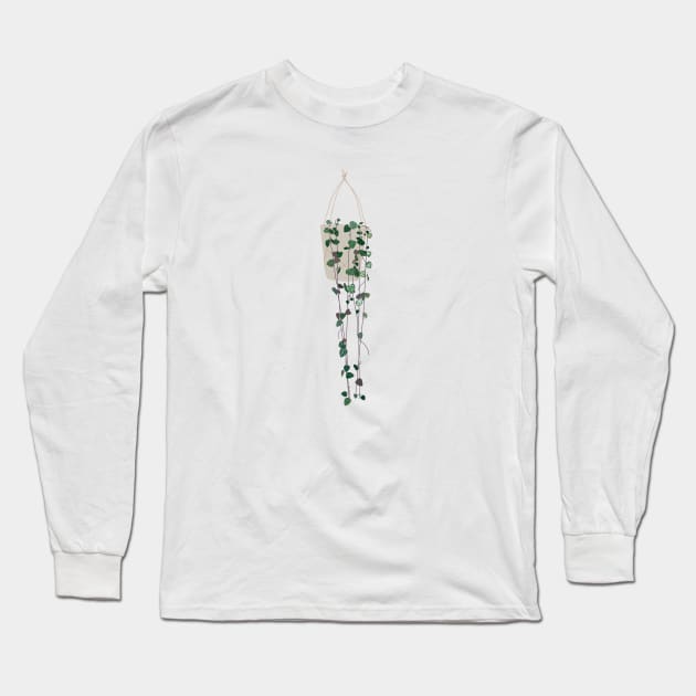 String of Hearts Long Sleeve T-Shirt by KaiVerroDesigns